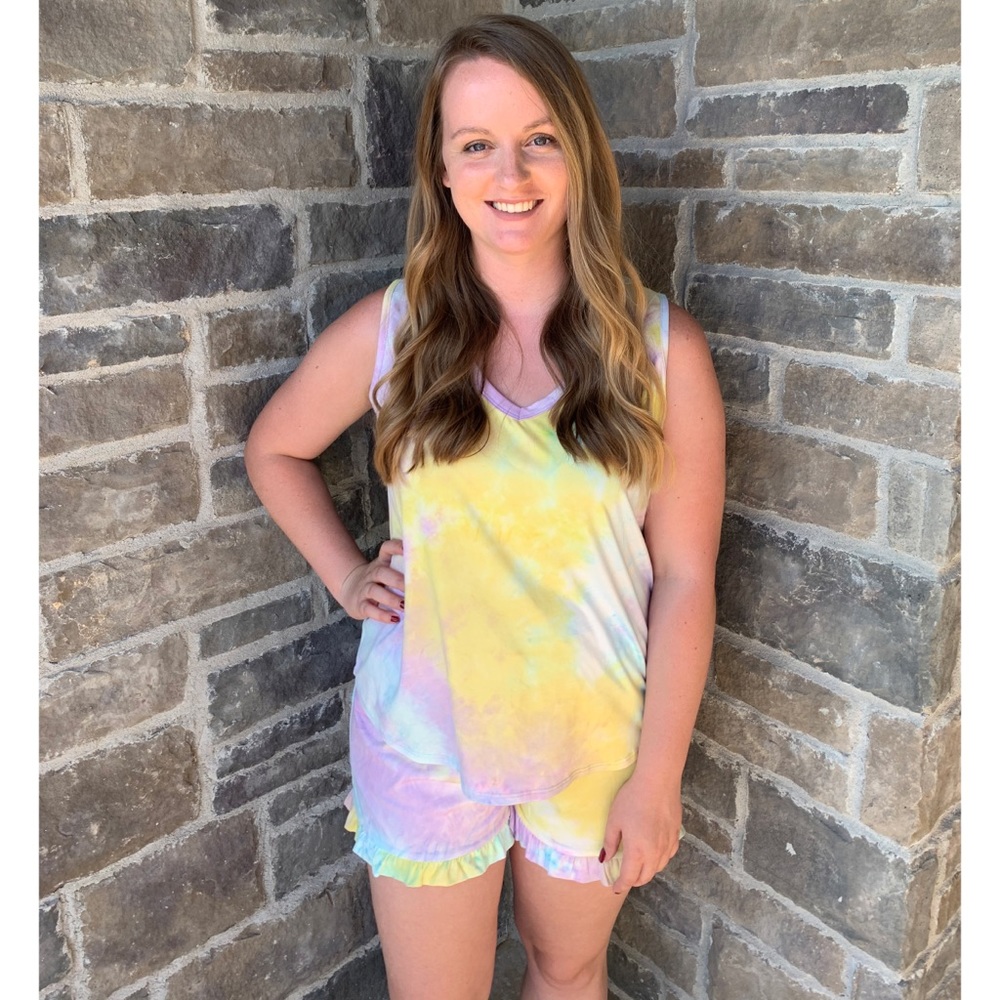 🆕 Two piece tie-dye loungewear set